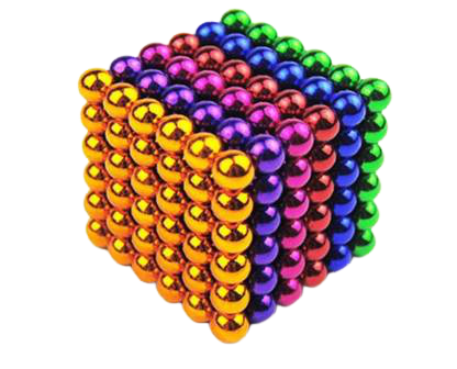 MAGNETIC BALLS COLORED