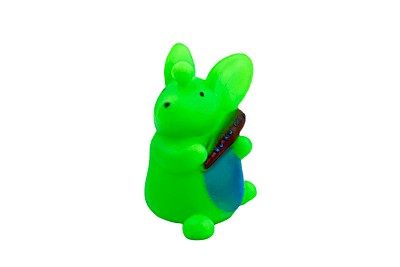 Soft Toy Green Mouse - لافروتا لعبة سوفت