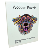 بازل خشب حيوانات A3 Dog Head K5011 بازل خشب حيوانات A3 Dog Head K5011