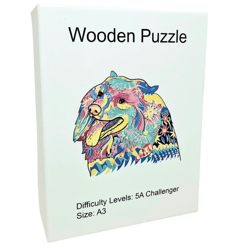 بازل خشب حيوانات A3 Colored Wolf K5013 بازل خشب حيوانات A3 Colored Wolf K5013