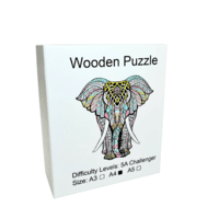 بازل خشب حيوانات A4 Elephant K5022 بازل خشب حيوانات A4 Elephant K5022