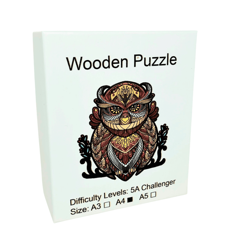 بازل خشب حيوانات A4 Mysterious Brown OWL K5034 بازل خشب حيوانات A4 Mysterious Brown OWL K5034