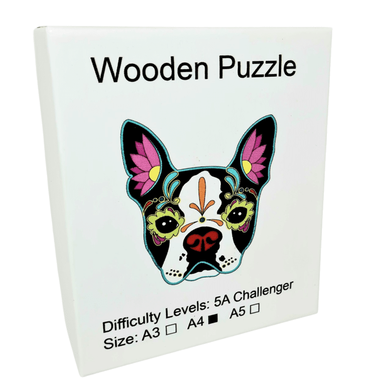 بازل خشب حيوانات A4 French Bulldog K5041 بازل خشب حيوانات A4 French Bulldog K5041
