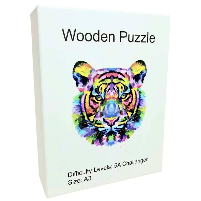 بازل خشب حيوانات A3 Rainbow Tiger K5043 بازل خشب حيوانات A3 Rainbow Tiger K5043