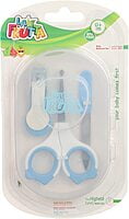 Baby Manicure set - لافروتا طقم مقص وقصافة - ازرق