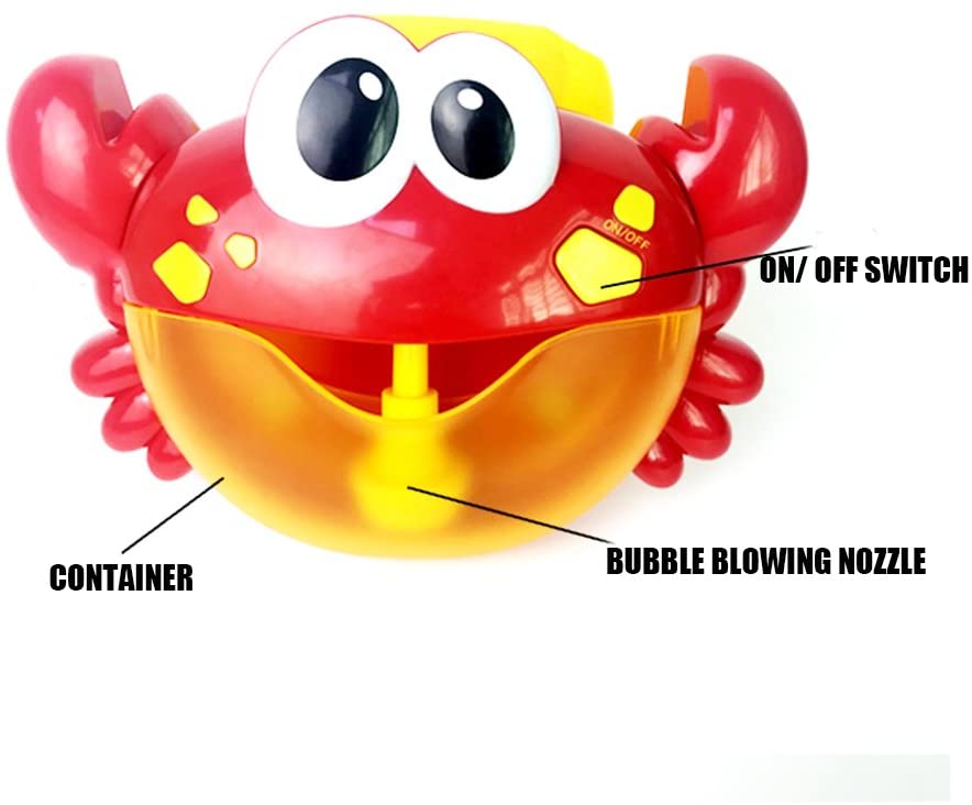 Bubble Crab Bath Toy