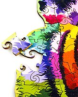 بازل خشب حيوانات A3 وجه نمر ملون K5043 بازل خشب حيوانات A3 وجه نمر ملون K5043
