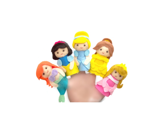 Finger puppets - عرائس الاصبع - Princess