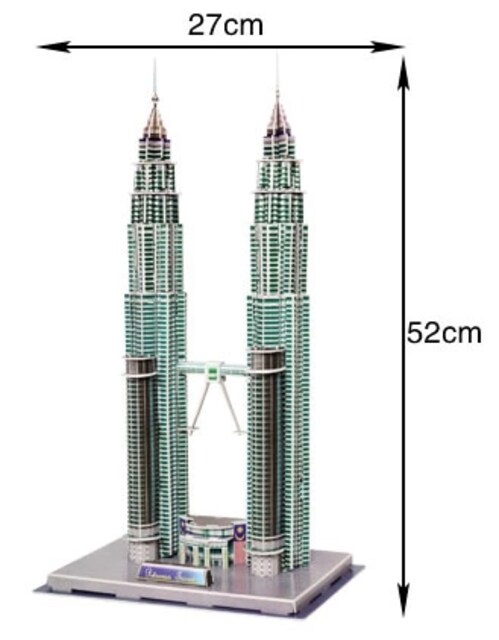 3D PETRONAS TOWERS  بازل 86 قطعة