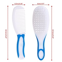 Comb & Brush set - لافروتا فرشة ومشط لوكس - ازرق