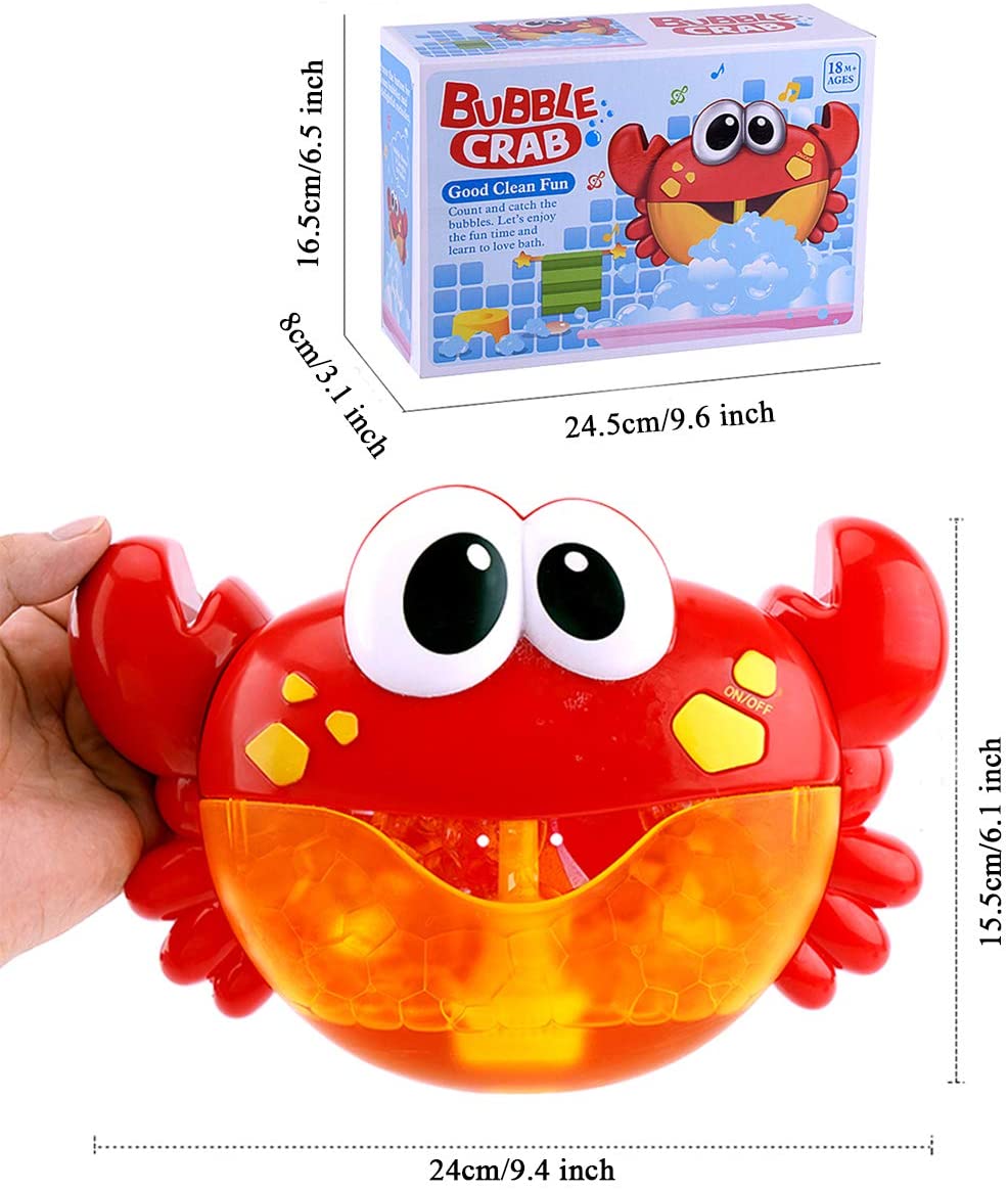 Bubble Crab Bath Toy