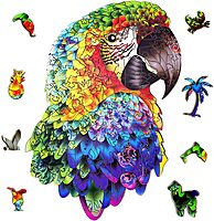 بازل خشب حيوانات A4 بغبغان K5048 بازل خشب حيوانات A4 بغبغان K5048