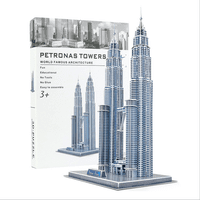 3D PUZZLE PETRONAS TOWERS 86PCS