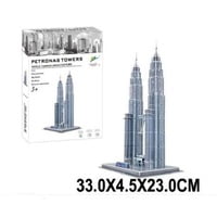 3D PUZZLE PETRONAS TOWERS 86PCS