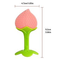 Silicon Teether - لافروتا عضاضة سيليكون فراولة