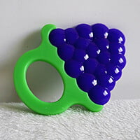 Silicon Teether لافروتا عضاضة سيليكون ملون عنب