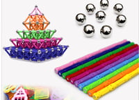 مجموعة مغناطيس157 قطعة magnastix مجموعة مغناطيس157 قطعة magnastix