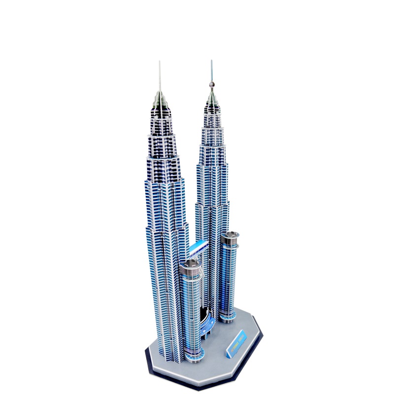 3D PUZZLE PETRONAS TOWERS 86PCS