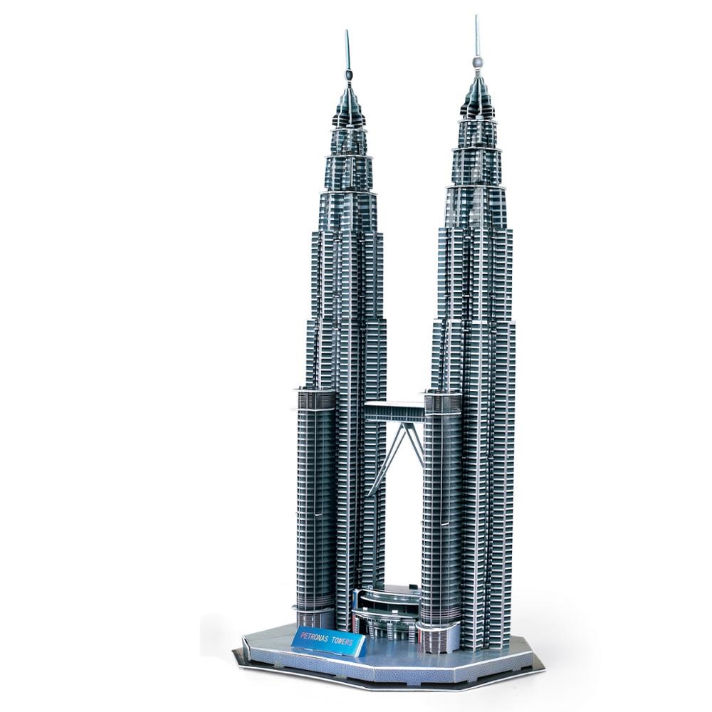 3D PUZZLE PETRONAS TOWERS 86PCS