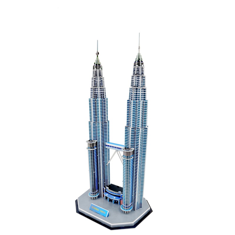 3D PUZZLE PETRONAS TOWERS 86PCS