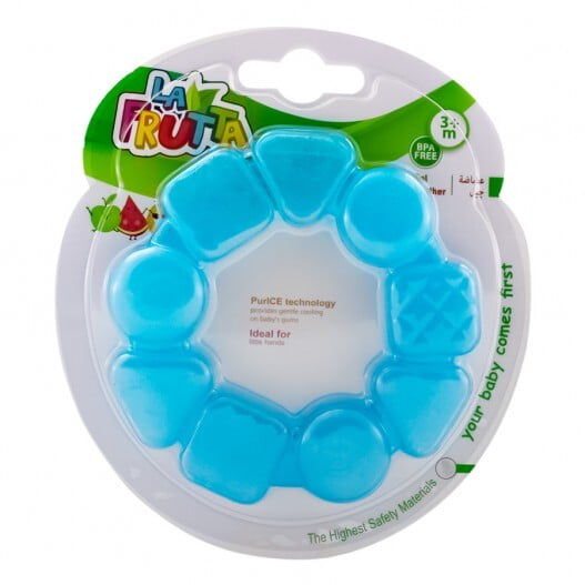 Gel Teether - لافروتا عضاضة جل دائري ازرق