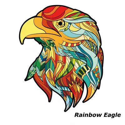 بازل خشب حيوانات A3 Colored Eagle K5024
