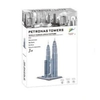 3D PUZZLE PETRONAS TOWERS 86PCS