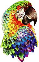 بازل خشب حيوانات A4 بغبغان K5048 بازل خشب حيوانات A4 بغبغان K5048